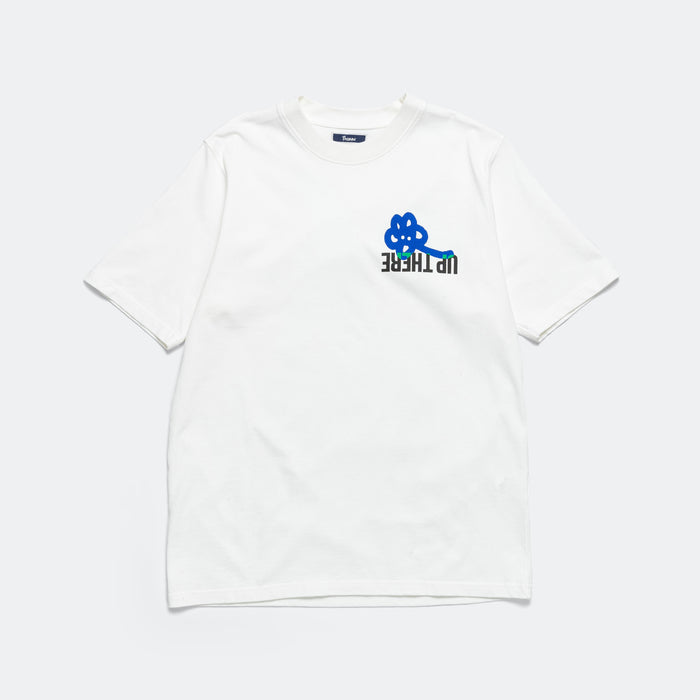 Ghosty Tee x UP THERE - White