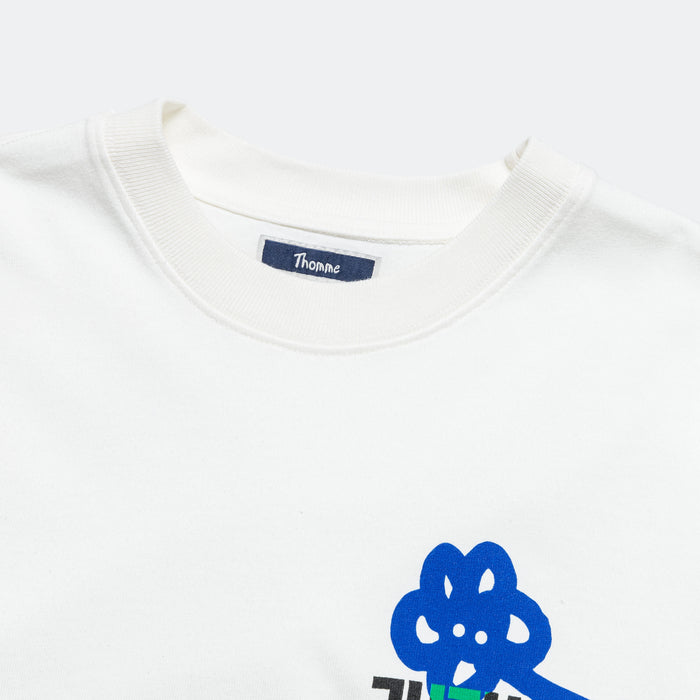 Ghosty Tee x UP THERE - White