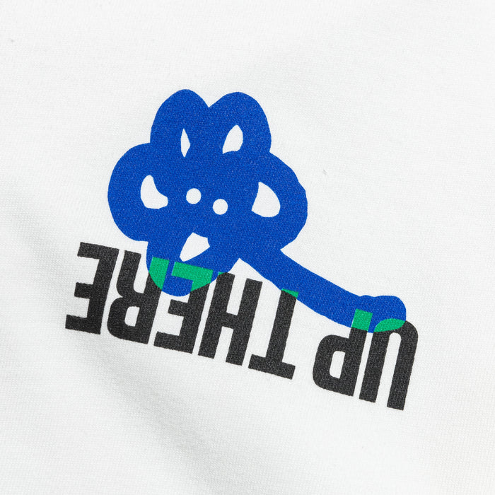 Ghosty Tee x UP THERE - White