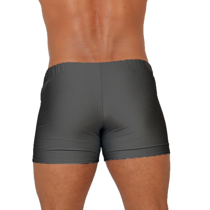 Glow Gray Short vista posterior de Gigo Underwear