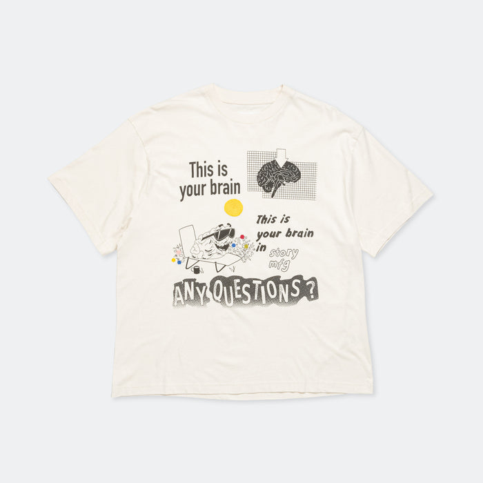 Grateful 'Wish You Were Here' Tee - Ecru
