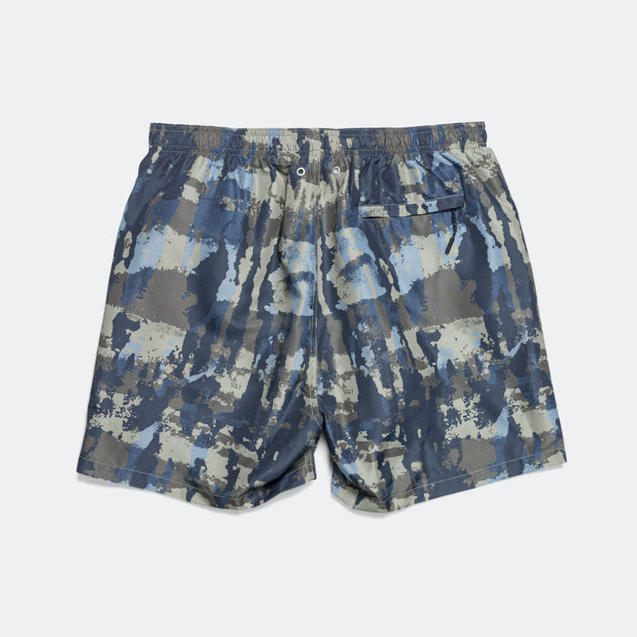 Hauge Printed Swimmers - Steel Blue