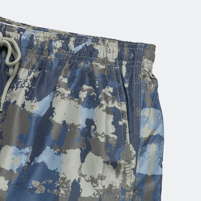 Hauge Printed Swimmers - Steel Blue