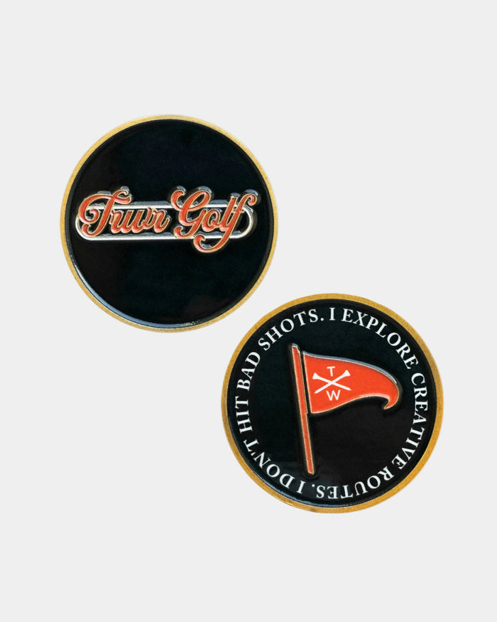 "I don't hit bad shots" Ball Marker 1