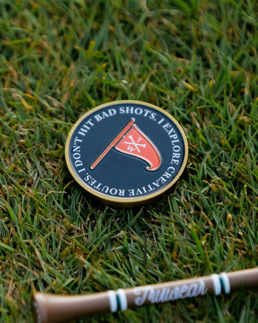 "I don't hit bad shots" Ball Marker 2
