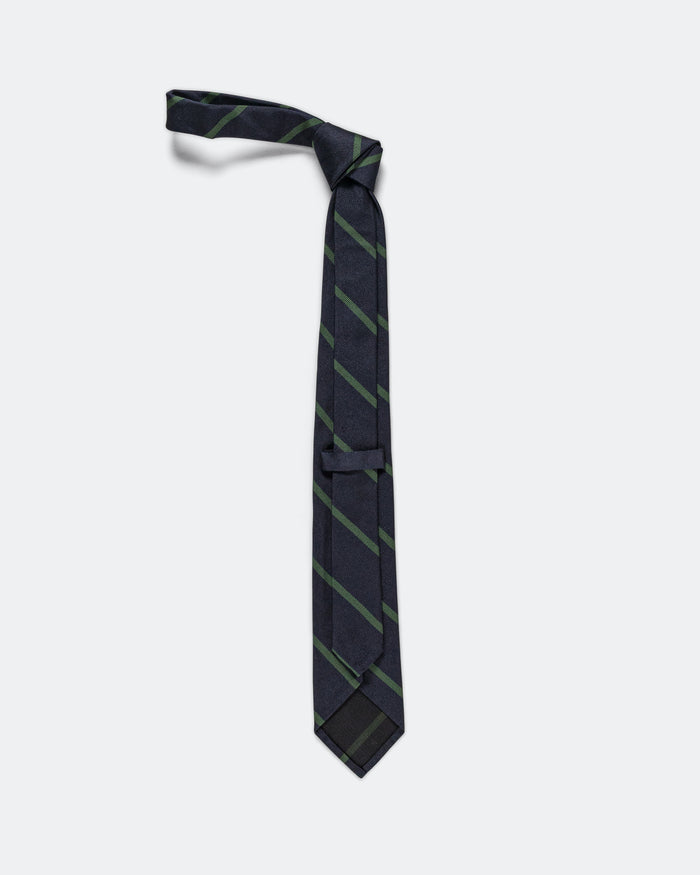Ivy Tie Regimental Bar Stripe - Green
