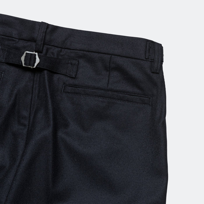 IVY Trousers Ankle-Cut Flannel - Navy