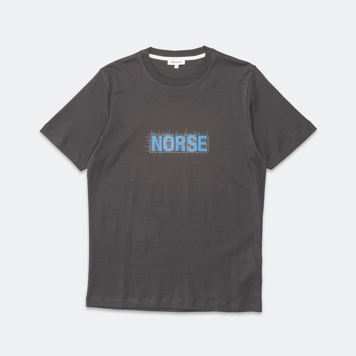Jakob Organic Interlock Jersey Print 2 - Battleship Grey