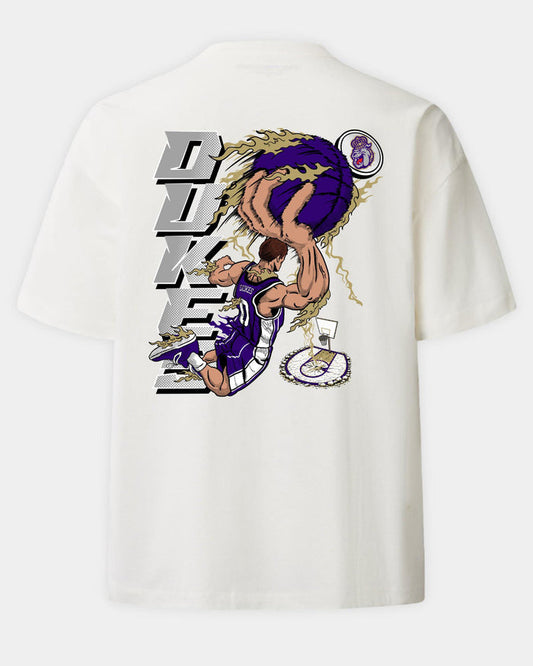 James Madison Slam Dunk Faze Heavyweight Tee Off White Back
