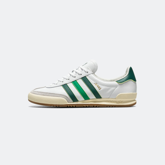Jeans - Footwear White/Core Green-Crystal White
