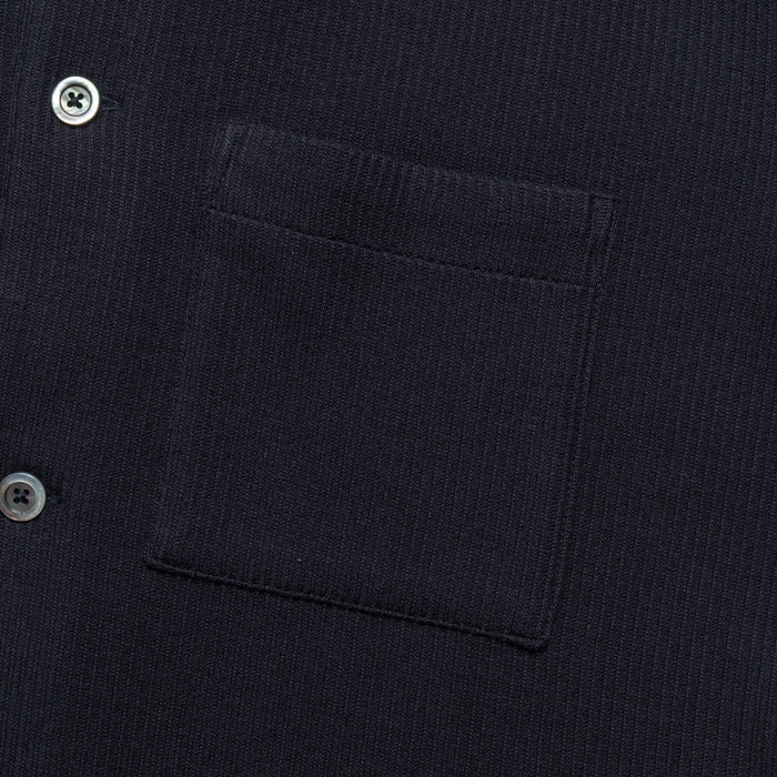Jorn Double Face Overshirt - Dark Navy