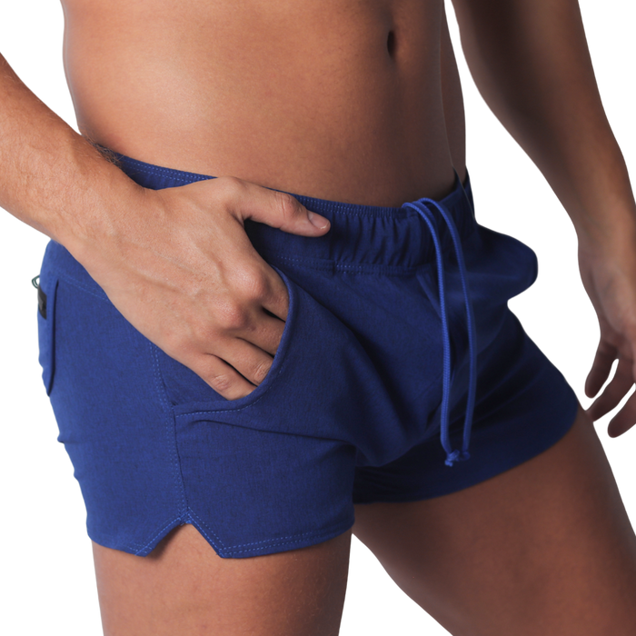 Jurly Blue Short vista frontal de Gigo Underwear