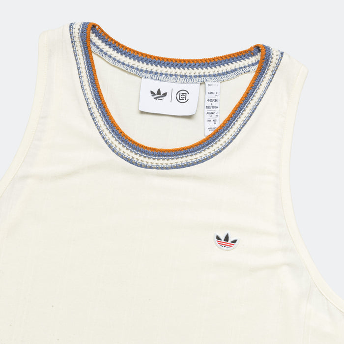 Knit Rib Tank by Edison Chen x CLOT - Cream White