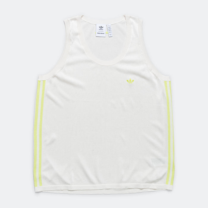 Knit Vest x Wales Bonner - Core White/Frozen Yellow