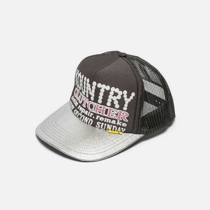 KOUNTRY PEARL Clutcher Silver Brim Truck Cap - Grey
