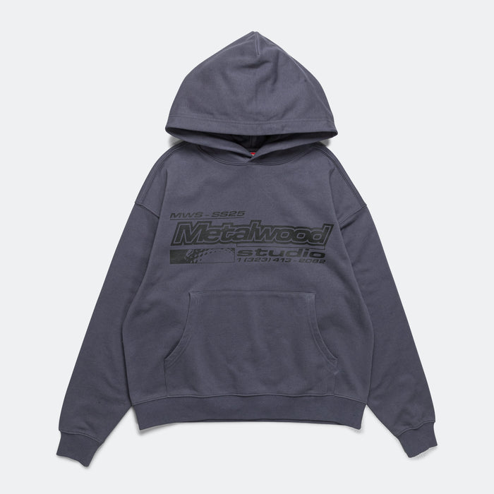 La Brea Shop Hooded Sweatshirt - Gunmetal