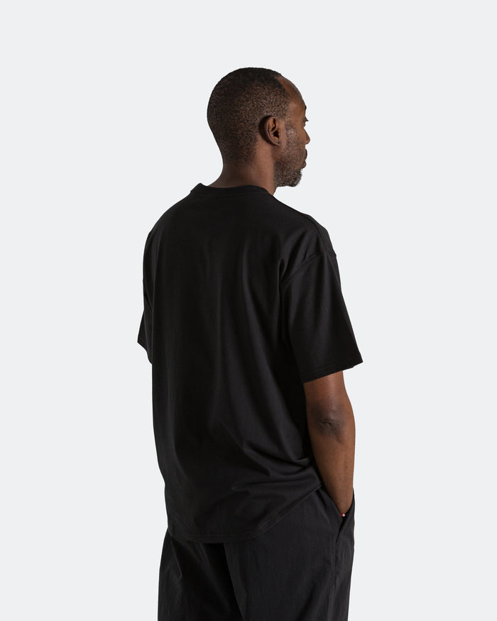LBR Lungs SS Tee - Black/Lt Smoke Grey-Summit White