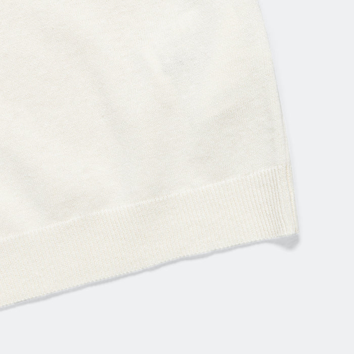 Leif Cotton Linen Polo - Kit White