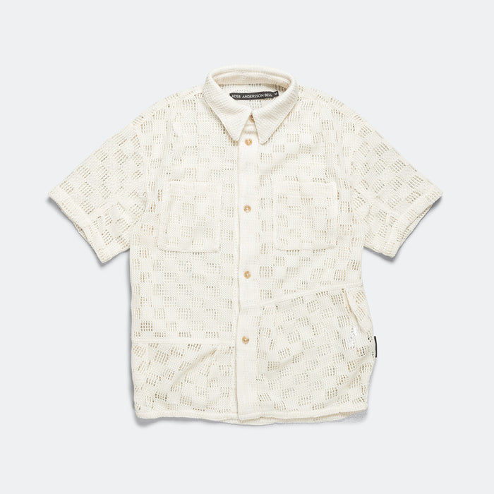 Letto Knitted SS Shirt - Ecru