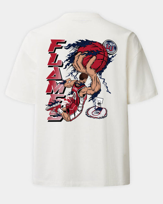 Liberty Slam Dunk Faze Heavyweight Tee Off White Back