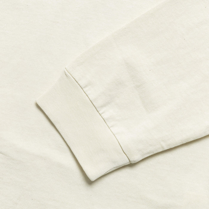 Long Sleeve Pocket Tee Pigment Dyed - Natural