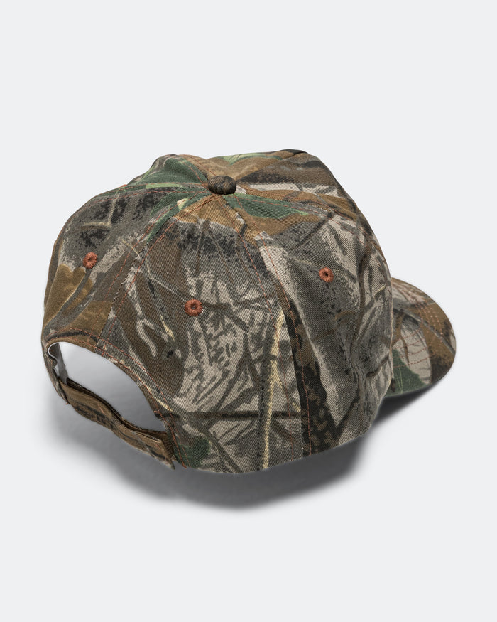 Metal Logo 5-Panel Hat - Real Leaf Camo