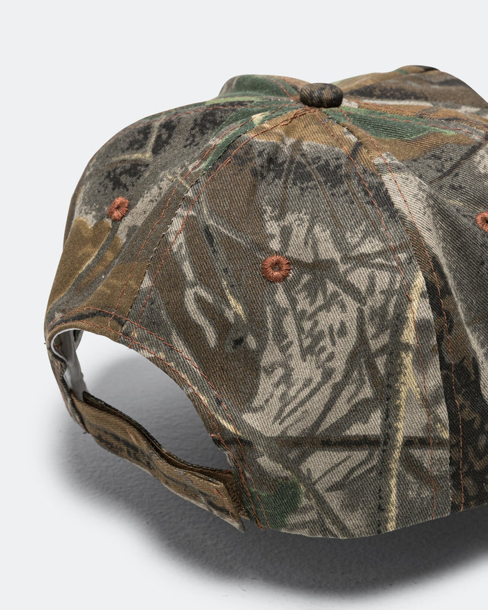 Metal Logo 5-Panel Hat - Real Leaf Camo