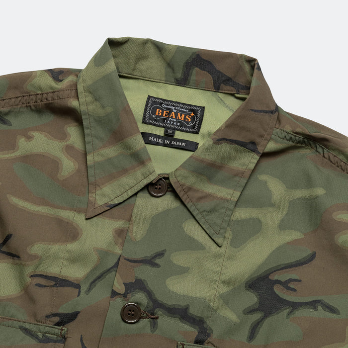 MIL-SHT Mesh Jacquard Mapping Print - ERDL Camo