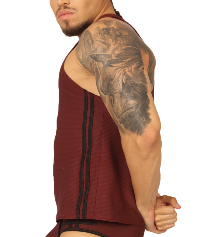 Mix Wine Tank vista frontal de Gigo Underwear
