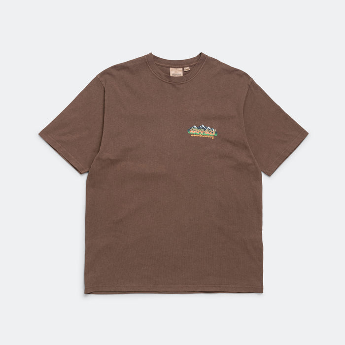 Mountaineering Tee - Brown Pigment