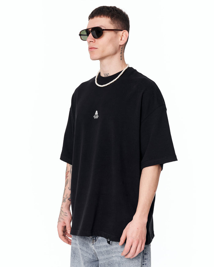 Namaste Streetwear Oversized Black T-Shirt for modern streetwear outfits