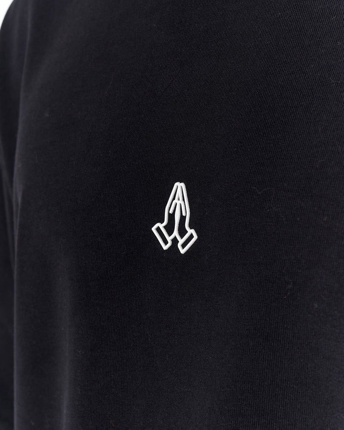 Namaste Streetwear Oversized Black T-Shirt with oversized relaxed fit