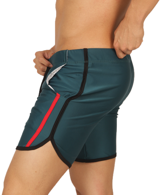 Nice Green Beachwear vista frontal de Gigo Underwear