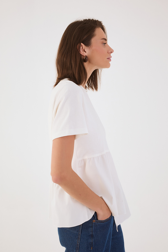 Off-White Asymmetric Ruffle T-Shirt_4