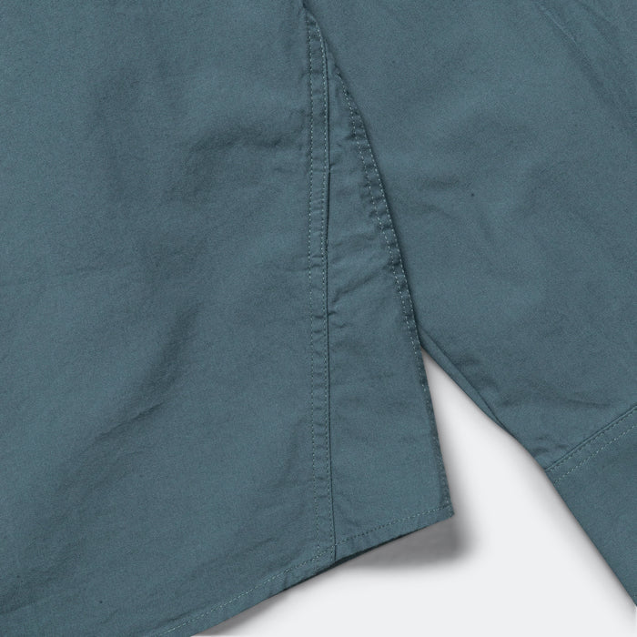 Overall Shirt - Washed Cotton Poplin Mineral Blue