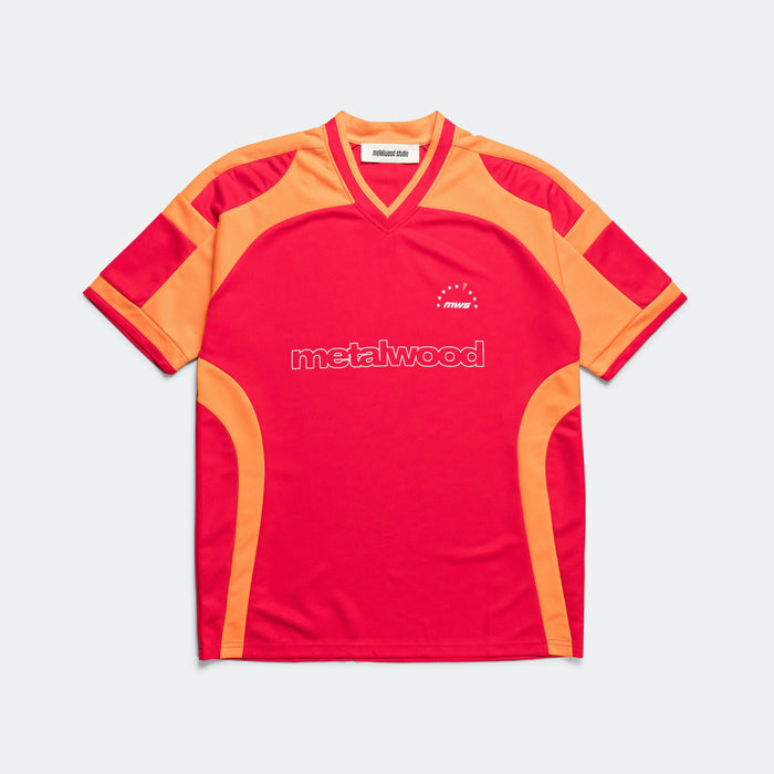 Paneled Jersey - Red/Orange