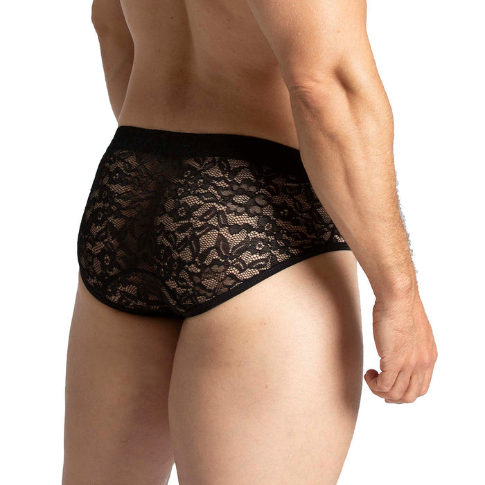 Paradise Black Brief vista posterior de Gigo Underwear