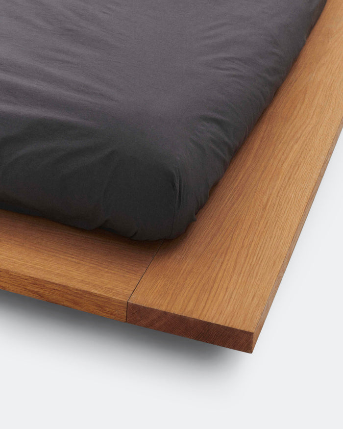 Percale Fitted Sheet - Dark Taupe