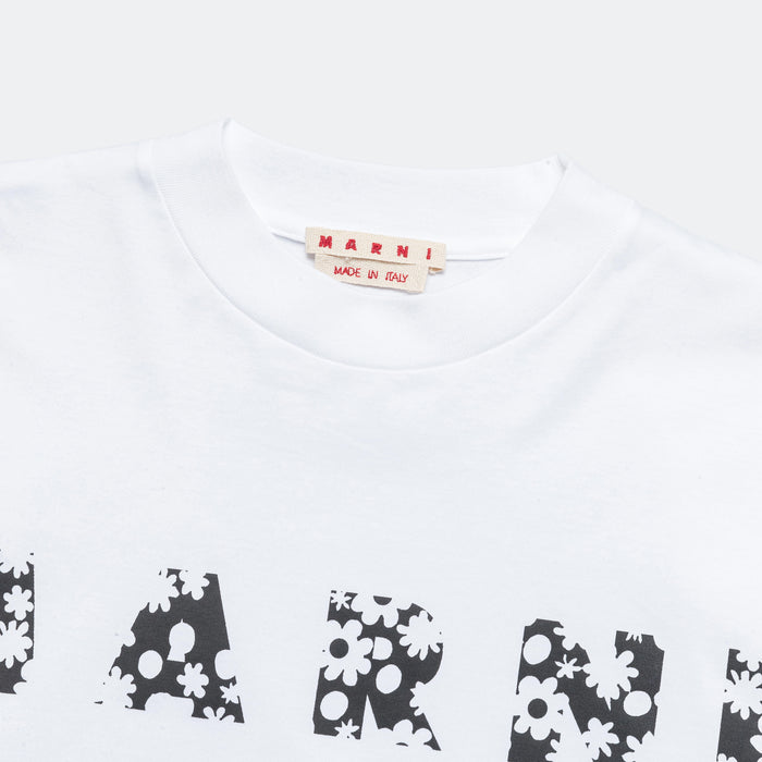 Pop Fields Logo T-Shirt - LilyWhite