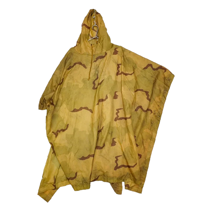 Production Made 3 Colour Desert Poncho - Film Production Used - Ponchos