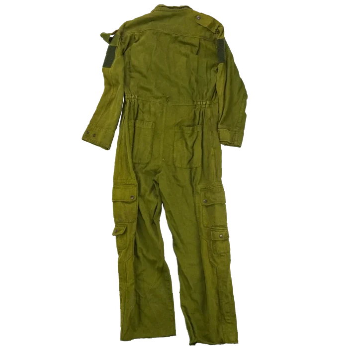 Production Made Olive Coveralls - Large, Item 3 - Film Production Used - Overalls