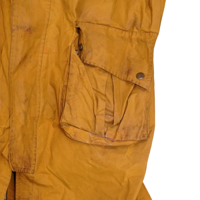 Production Made Yellow Canvas Parka with Hood - Large, Item 2 - Film Production Used - Parkas