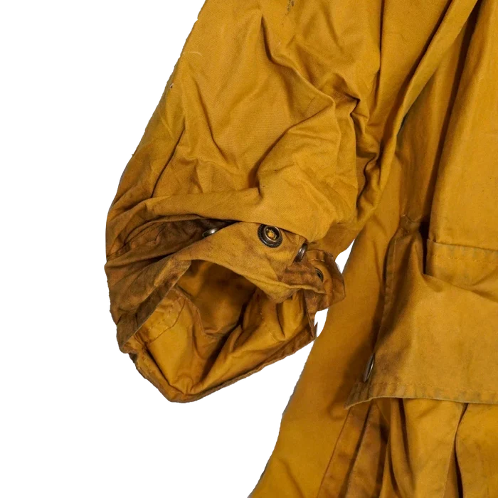 Production Made Yellow Canvas Parka with Hood - Large, Item 2 - Film Production Used - Parkas