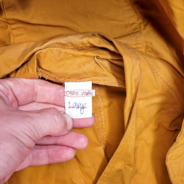 Production Made Yellow Canvas Parka with Hood - Large, Item 2 - Film Production Used - Parkas