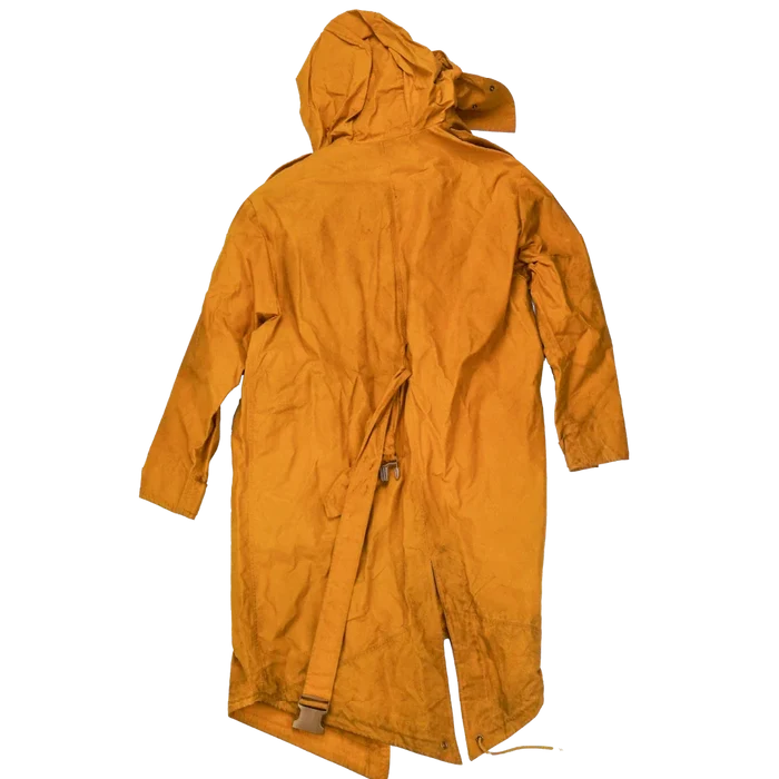 Production Made Yellow Canvas Parka with Hood - Large, Item 4 - Film Production Used - Parkas