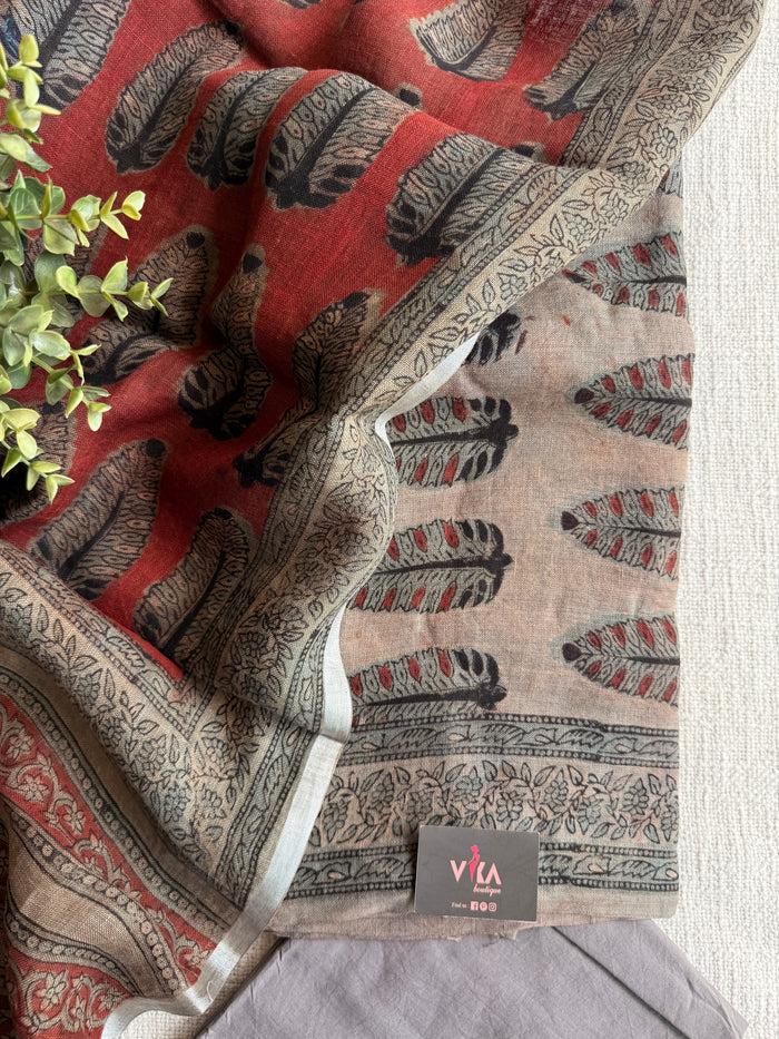 Pure linen suit set material