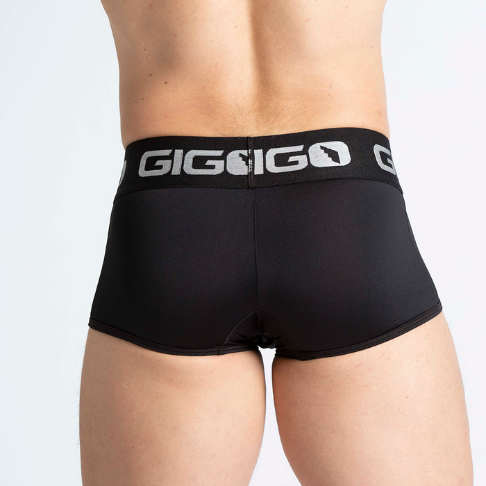 Purity Black Trunk vista posterior de Gigo Underwear