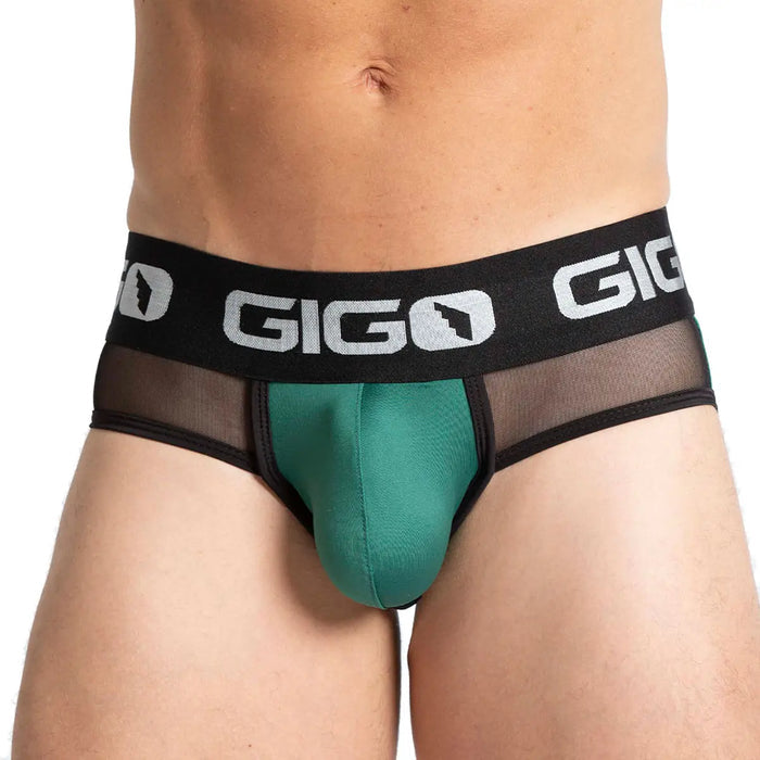 Purity Green Brief de Gigo Underwear