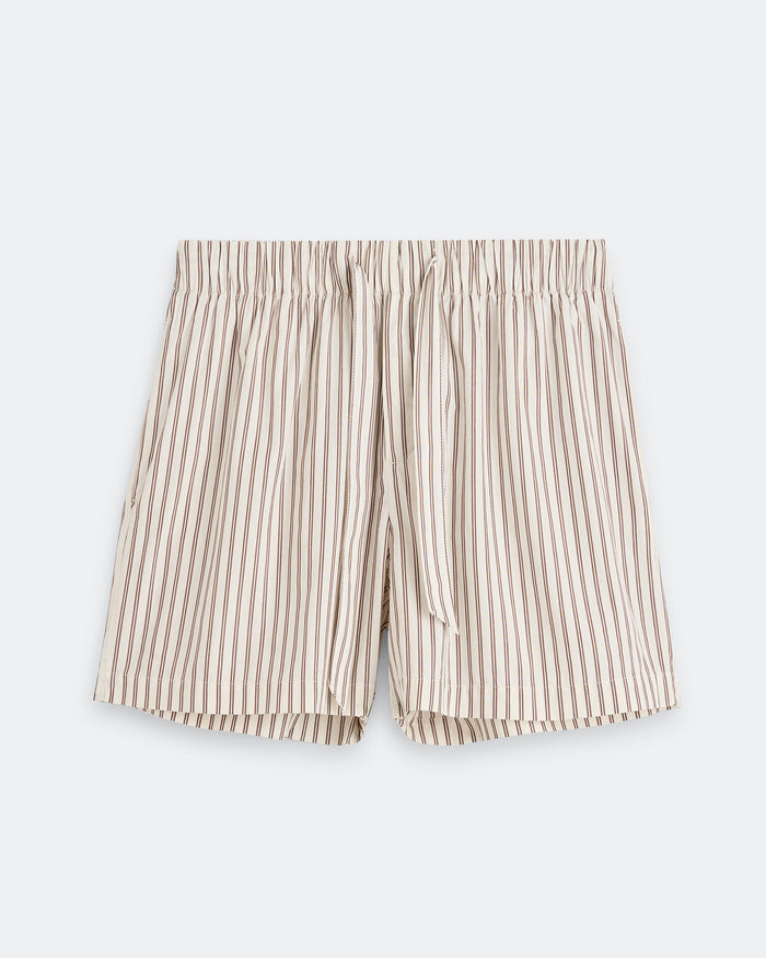 Pyjama Shorts - Hopper Stripes Cotton Poplin