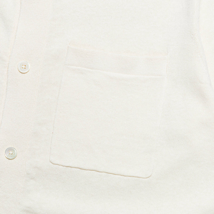 Rollo Cotton Linen SS Shirt - Kit White